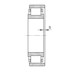 FAG Cylindrical roller bearings drawing